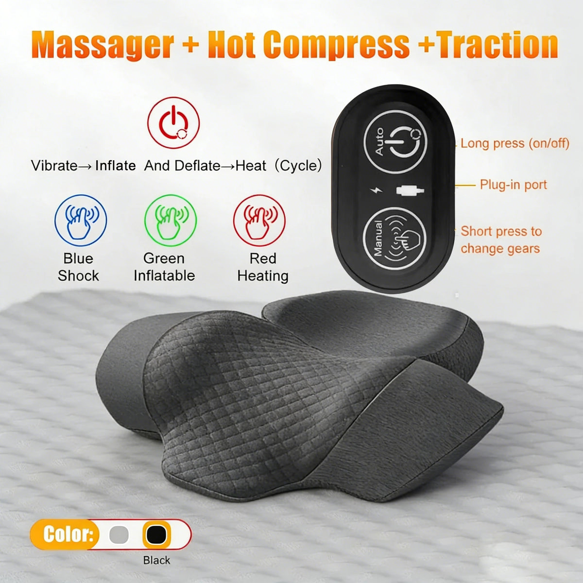 PillowMellow Electric Neck Pillow Massager