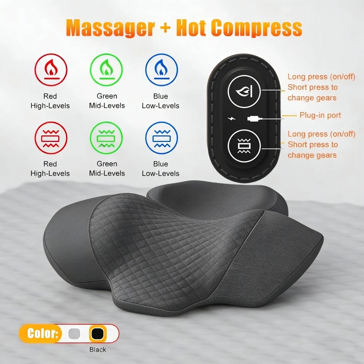 PillowMellow Electric Neck Pillow Massager